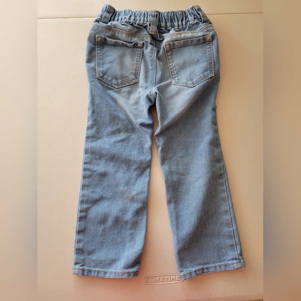 Old Navy Light Denim Straight Leg. Girls 3t - Picture 2 of 7